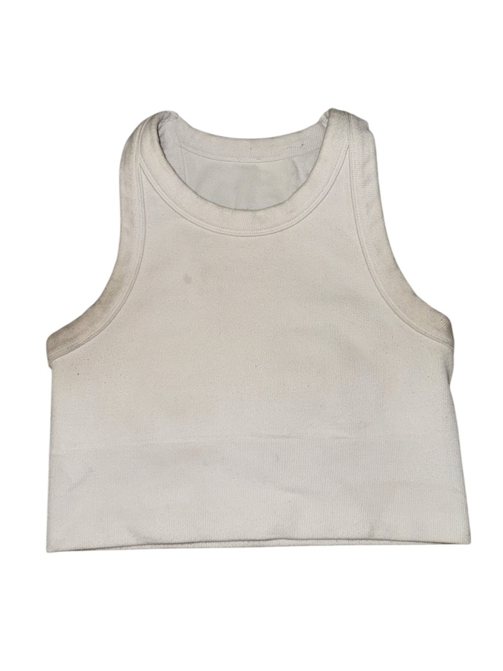 Alo Yoga off-white Seamless Delight High Neck Bra women’s size small